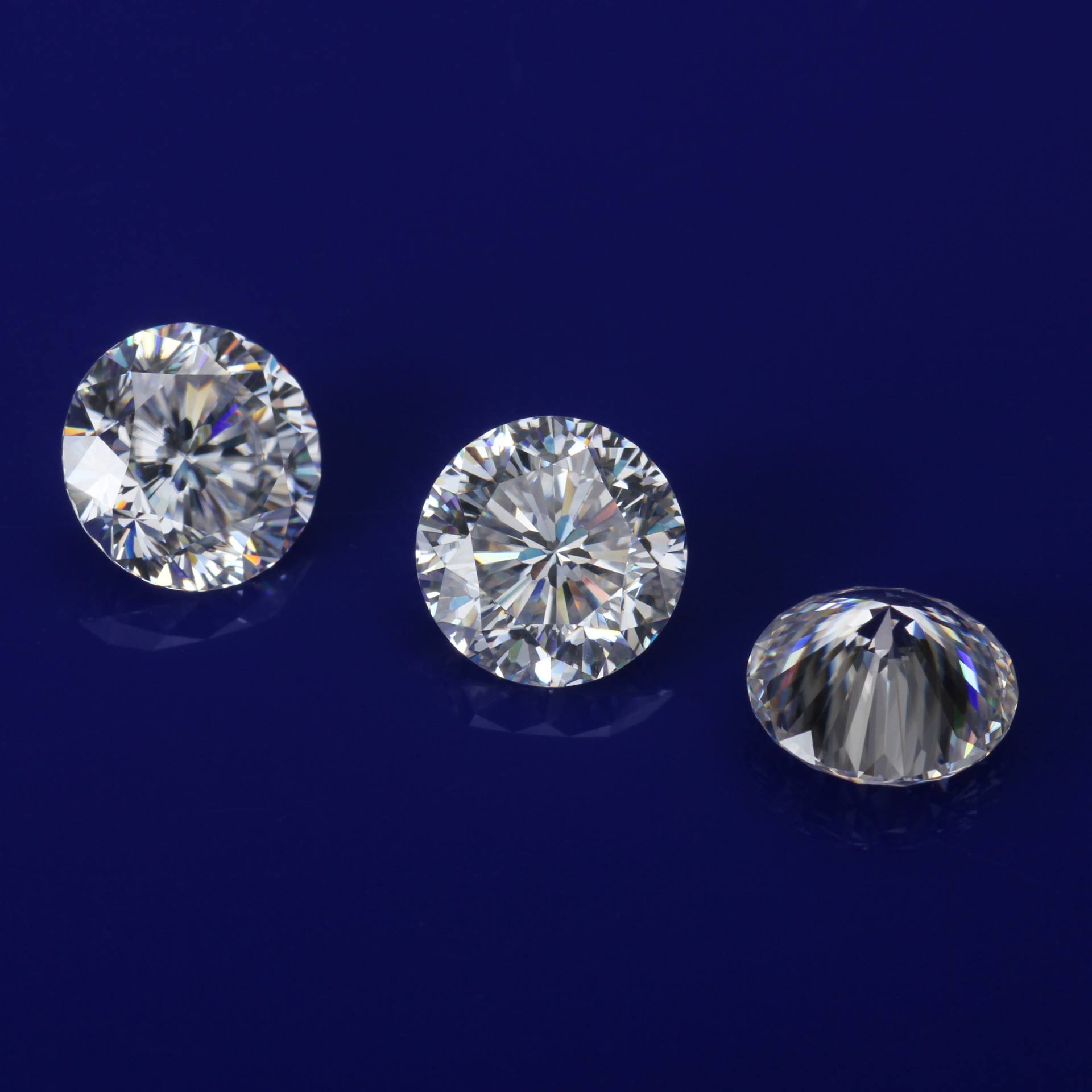 10.0mm Morsonite Precio de fábrica de alta calidad VVS Moissanite sintético