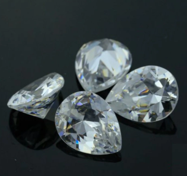 4 * 6 mm Pear Cut Factory VVS Precio al por mayor 3EX Alta calidad D Color Moissanite Moissanite sintético