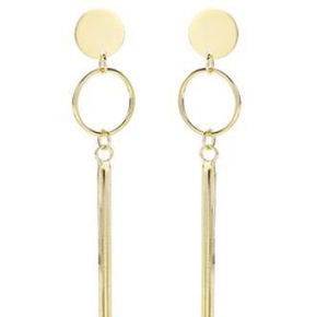 Pendientes Mujer Plata de Ley 925 Chapados en Oro Pendientes Elegantes