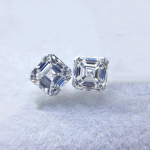 6.0mm 3EX DEF Color Factory Alta calidad Precio al por mayor VVS Asscher Moissanite Moissanite sintético