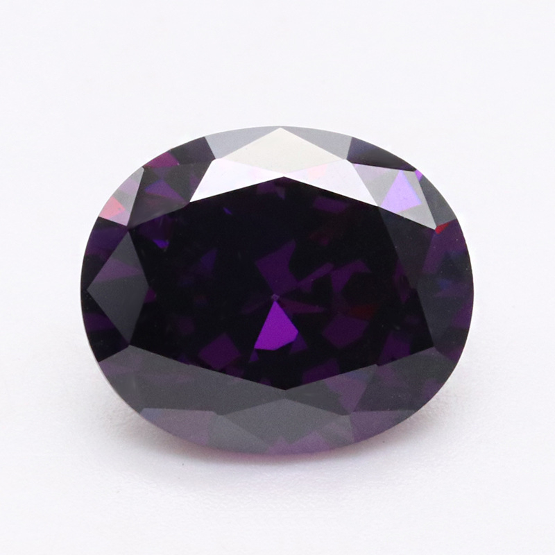 Dark Purplr 5A Circón de alta calidad VVS Cubic Zirconia