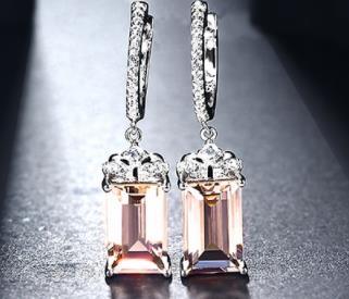 Pendientes de plata de ley auténtica para dama, joyería exquisita, diseño de estilo elegante