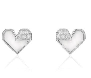 Pendientes Love de Diseño Exclusivo en Plata de Ley 925 bañados en Oro