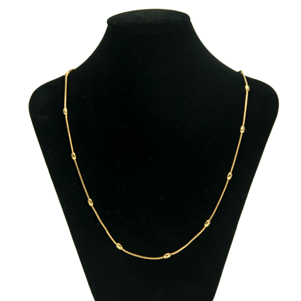 Colgante de collar cubano de cobre con cuentas de oro