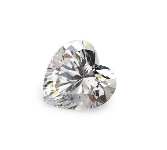 Corte de corazón 4 mm Morsonite Precio de fábrica de alta calidad VVS Moissanite sintético