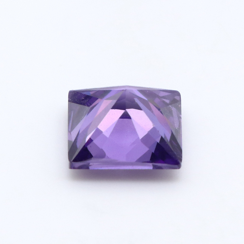 Venta al por mayor de fábrica 3EX Purple VVS Princess Cubic Zirconia