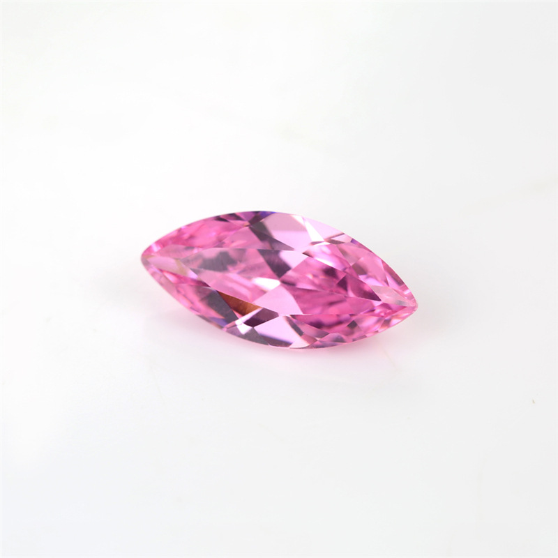 5A Custom Pink Fabricante Venta al por mayor Marquis Cubic Zirconia para joyería