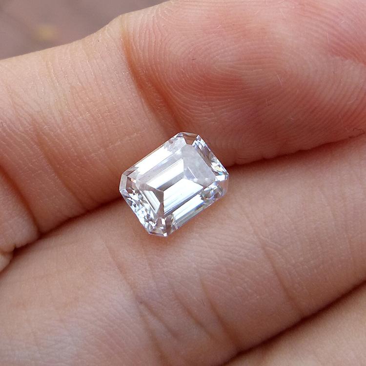 4 * 6 mm Precio de fábrica de alta calidad D Color VVS 3EX Moissanite Moissanite sintético