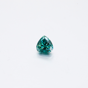 Corte de corazón verde de alta calidad VVS Moissanite para la fabricación de joyas