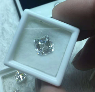 10.0mm 3EX DEF Color Factory Alta calidad Precio al por mayor VVS Asscher Moissanite Moissanite sintético