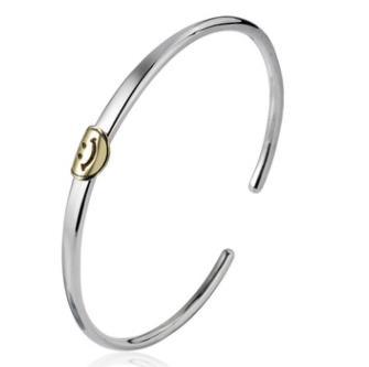 Encantadora expresión cara sonriente pulsera abierta anillo nicho de moda para mujer anillo de sonrisa simple