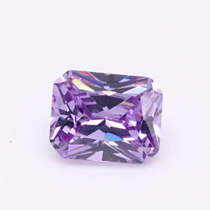 Púrpura claro 3A Crystal Gem Precio de fábrica Zircon