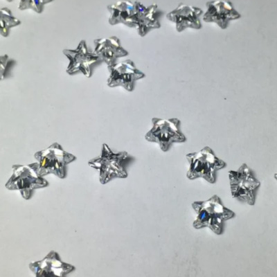 Nuevo buen producto en forma de estrella CZ Gemstone con precio barato