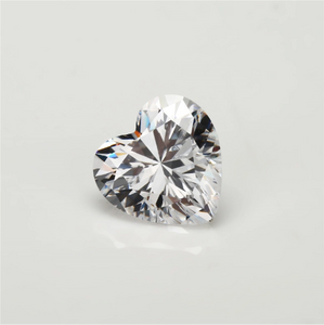 Corte de corazón 4 mm Morsonite Precio de fábrica de alta calidad VVS Moissanite sintético