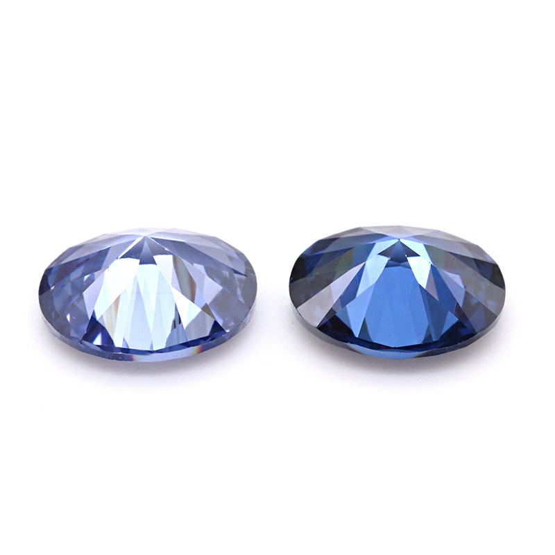 VVS Azul violeta 5A Oval 3EX Cubic Zirconia