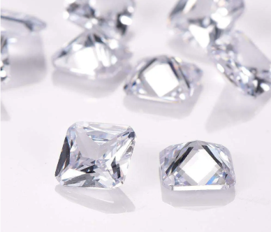 Moissanite de precio mayorista de fábrica VVS 3EX de corte princesa de 3,0 mm