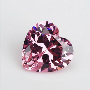 Moissanite de corte de corazón rosa VVS de 3,0 mm Moissanite sintético de alta calidad a precio de fábrica