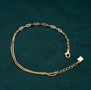 Pulsera de plata de ley S925, pulsera de mujer de estilo Retro europeo y americano, joyería Simple