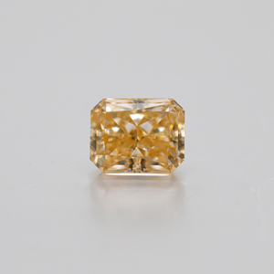 Moissanite sintético Morsonite VVS de champán de corte radiante de excelente calidad 