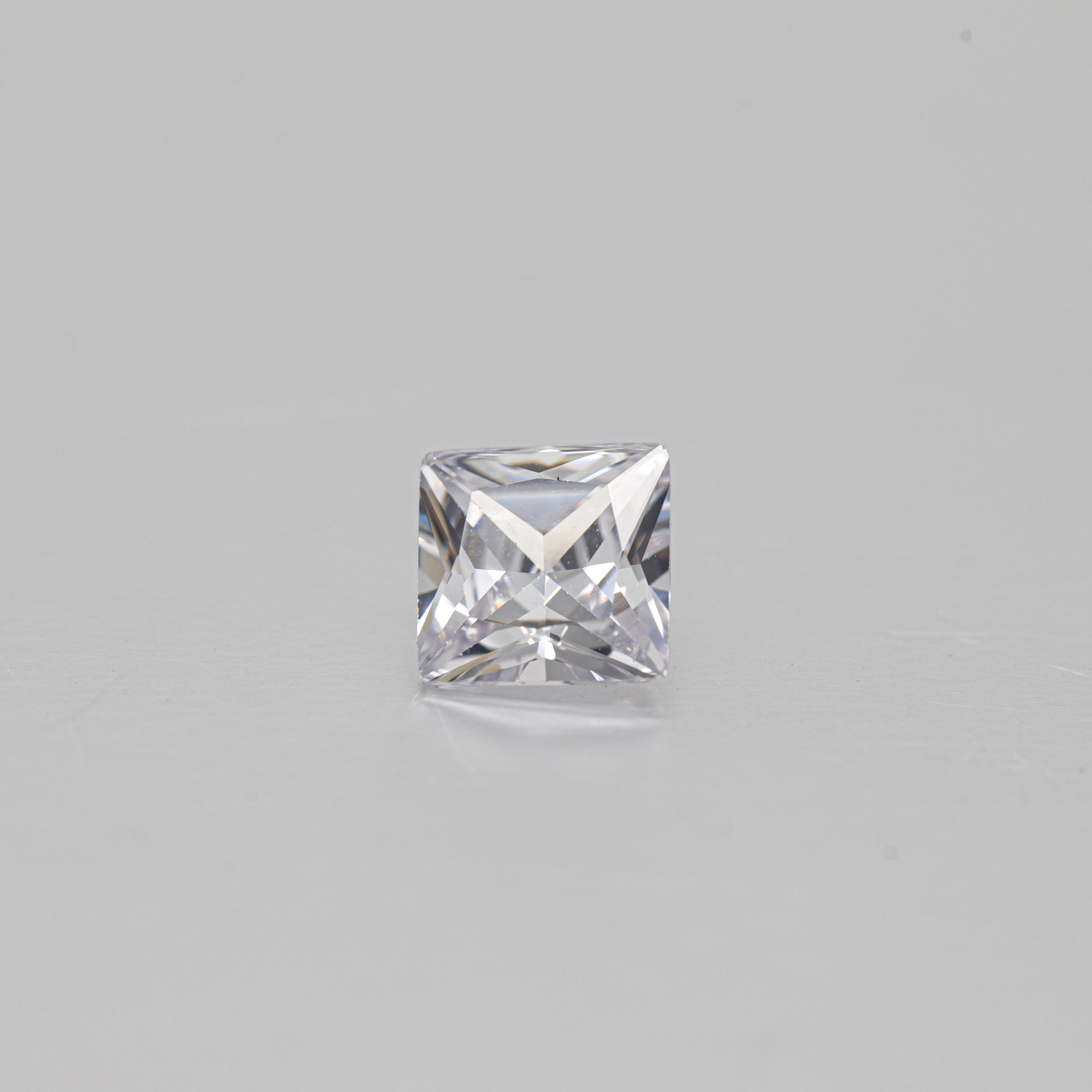 White Princess Cut VVS Clarity Factory Precio al por mayor Moissanite Diamante sintético