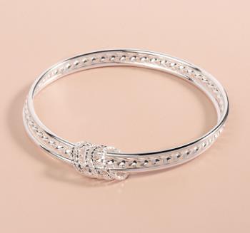 Nueva pulsera de moda de plata esterlina Sanhuan 925 para mujer