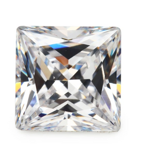 2,0 mm corte princesa VVS 3EX precio al por mayor de fábrica Moissanite Moissanite sintético de alta calidad