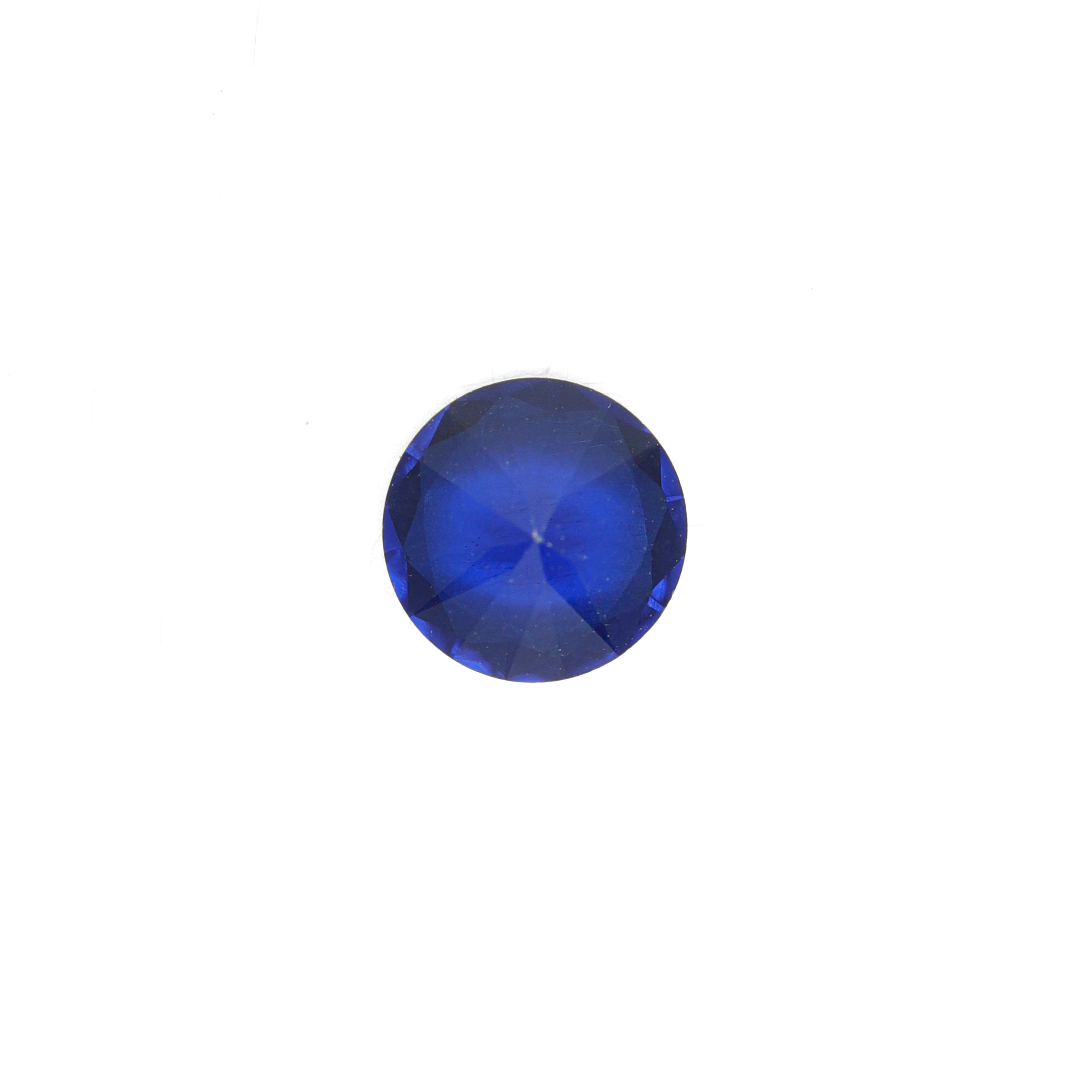 Moissanite azul de corte brillante redondo DEF de alta calidad para la fabricación de joyas