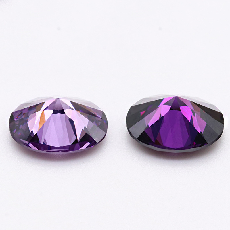 Dark Purplr 5A Circón de alta calidad VVS Cubic Zirconia